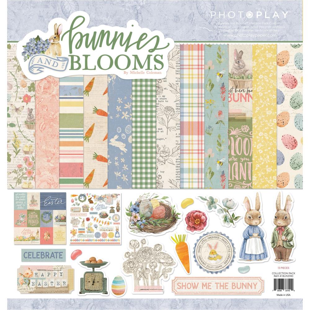 Bunnies and Blooms 12"x12" Collection Pack