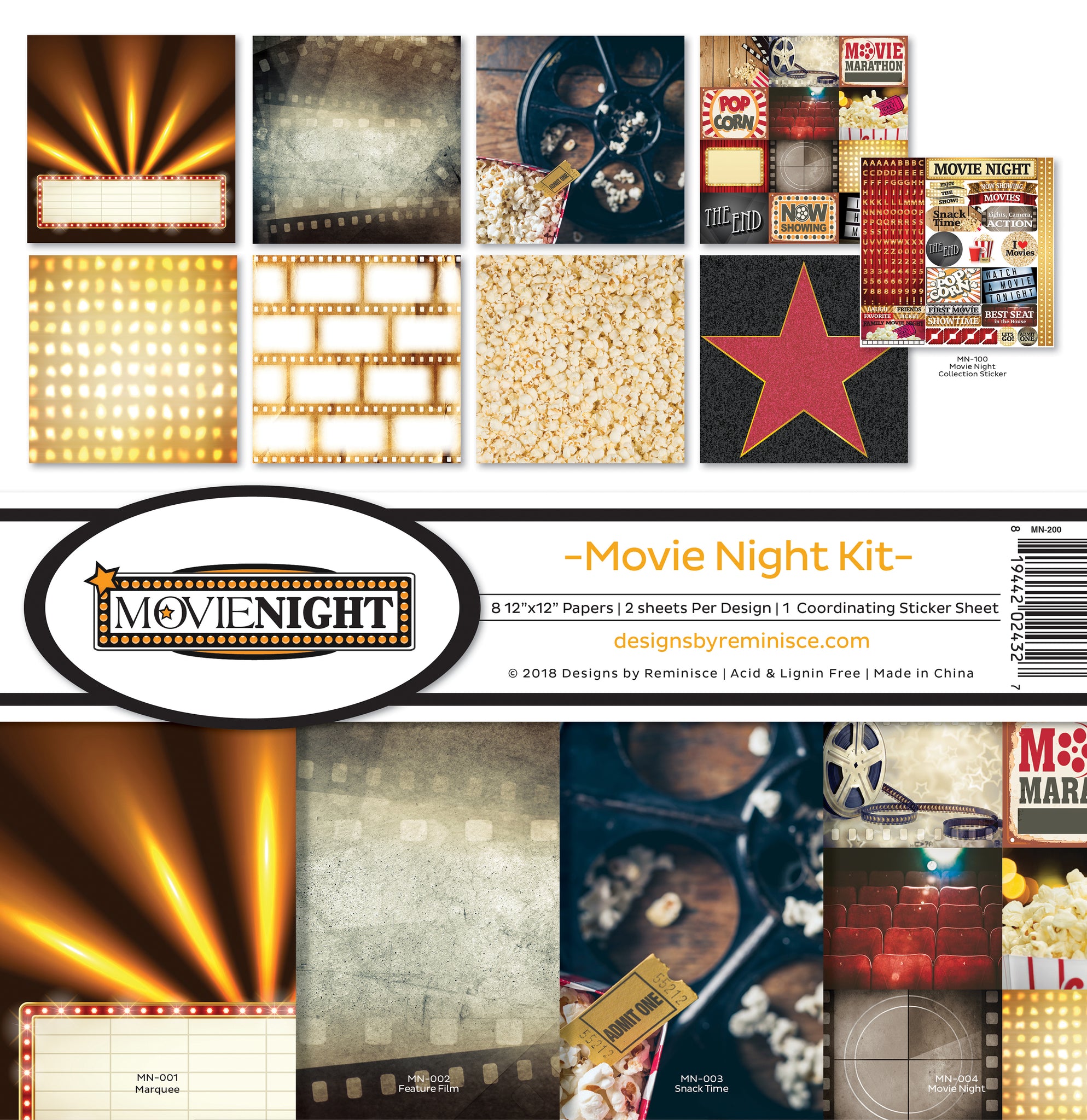 Movie Night Reminisce Collection Kit