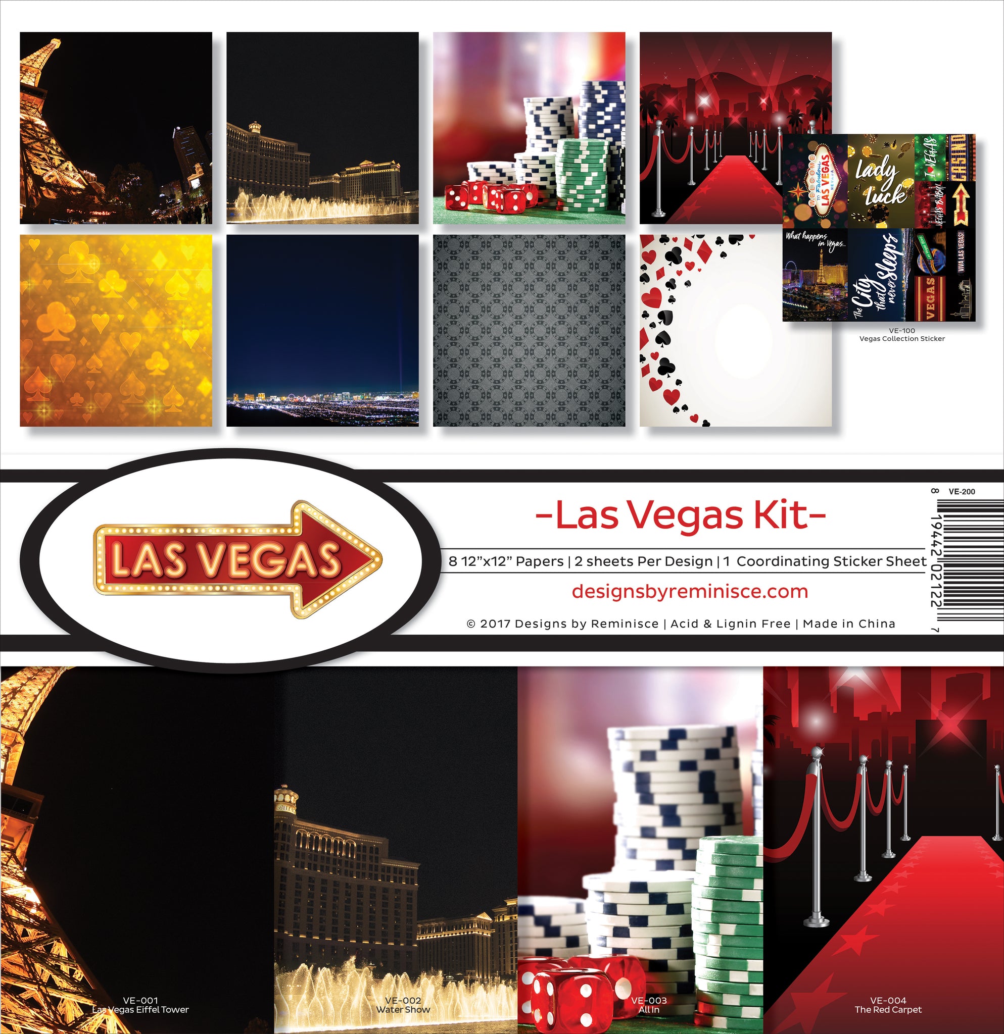 Las Vegas Reminisce Collection Kit
