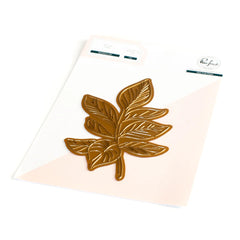 Detailed Leaf Hot Foil Plate