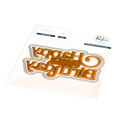 Happy Birthday Hot Foil Plate and Die