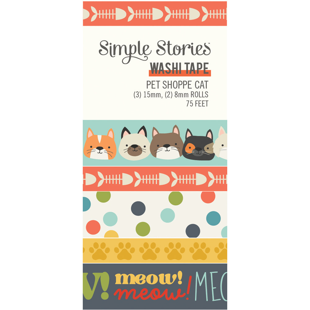 Pet Shoppe Cat - Washi Tape
