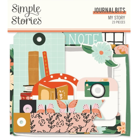 My Story Journal Bits, Pack of 23 Die Cut Pieces