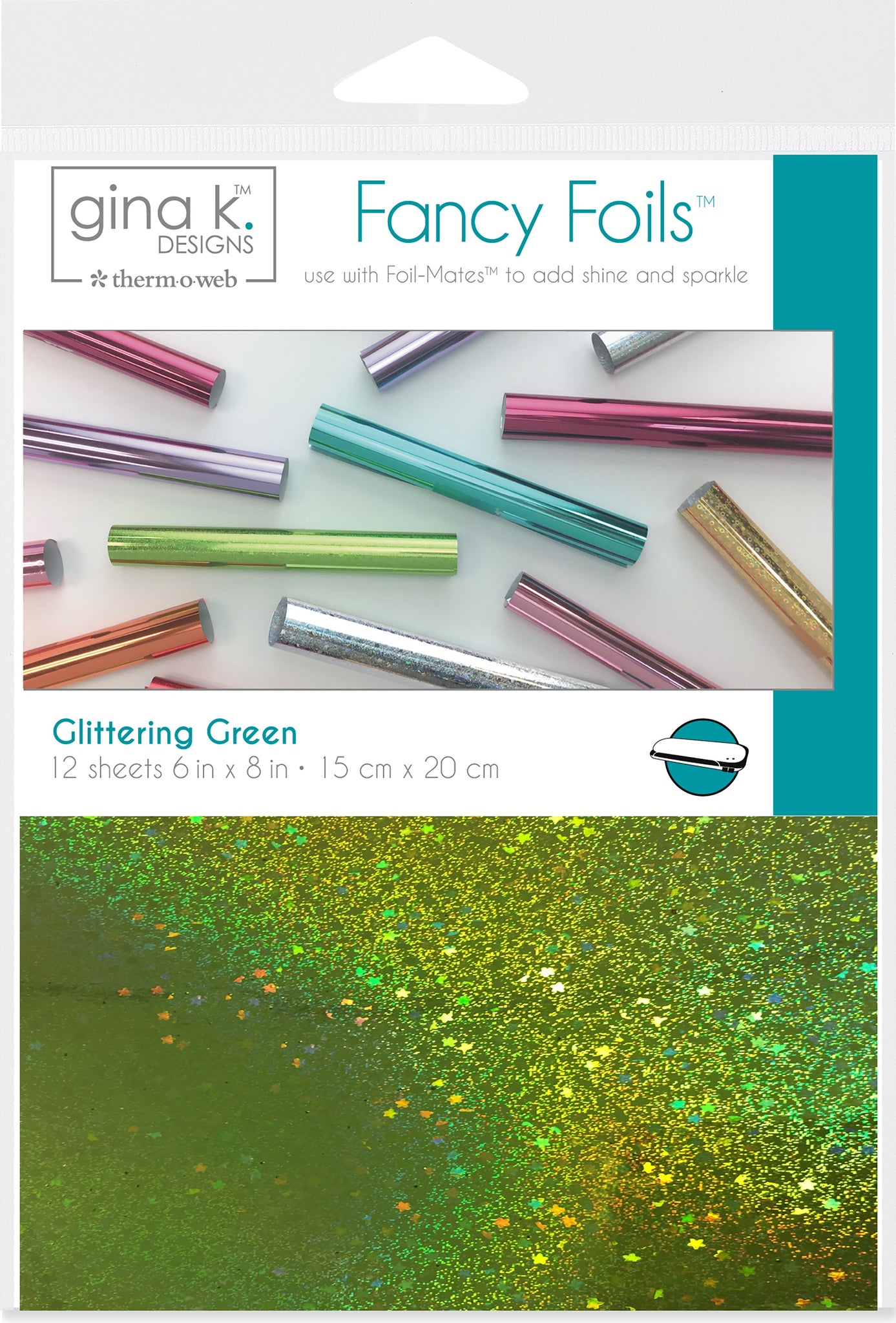 Fancy Foil - Glittering Green Gina K Designs