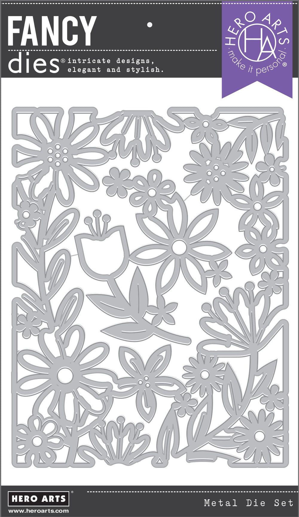 Secret Garden Coverplate Fancy Die