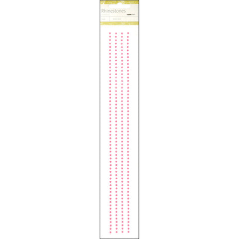 Pink 3mm Rhinestone Strips