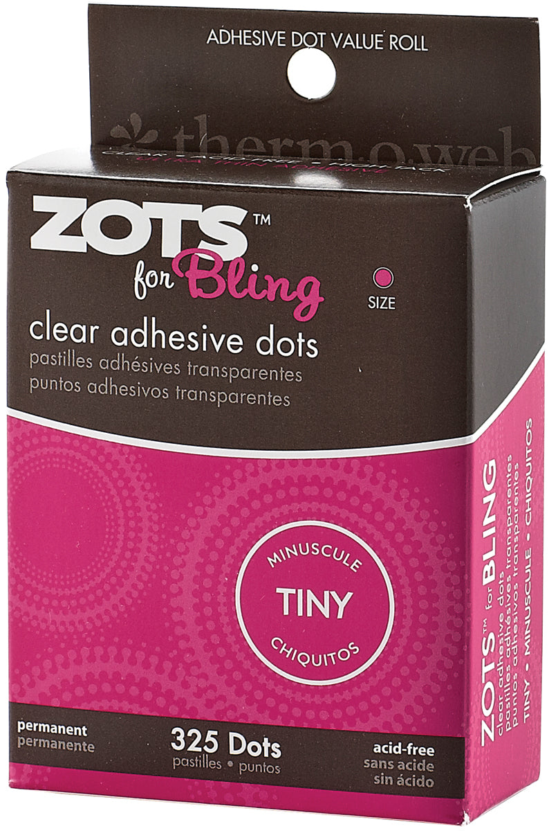 Zots Bling Tiny Clear Adhesive Dots