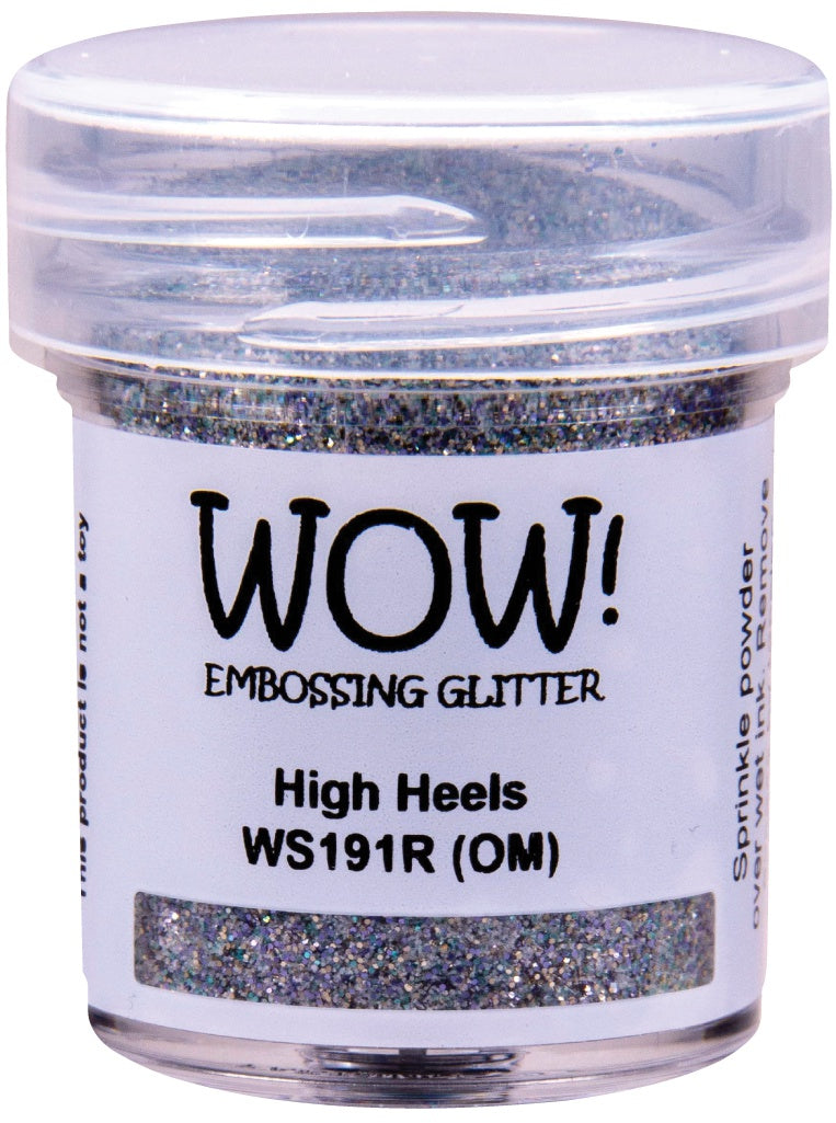High Heels Embossing Glitter