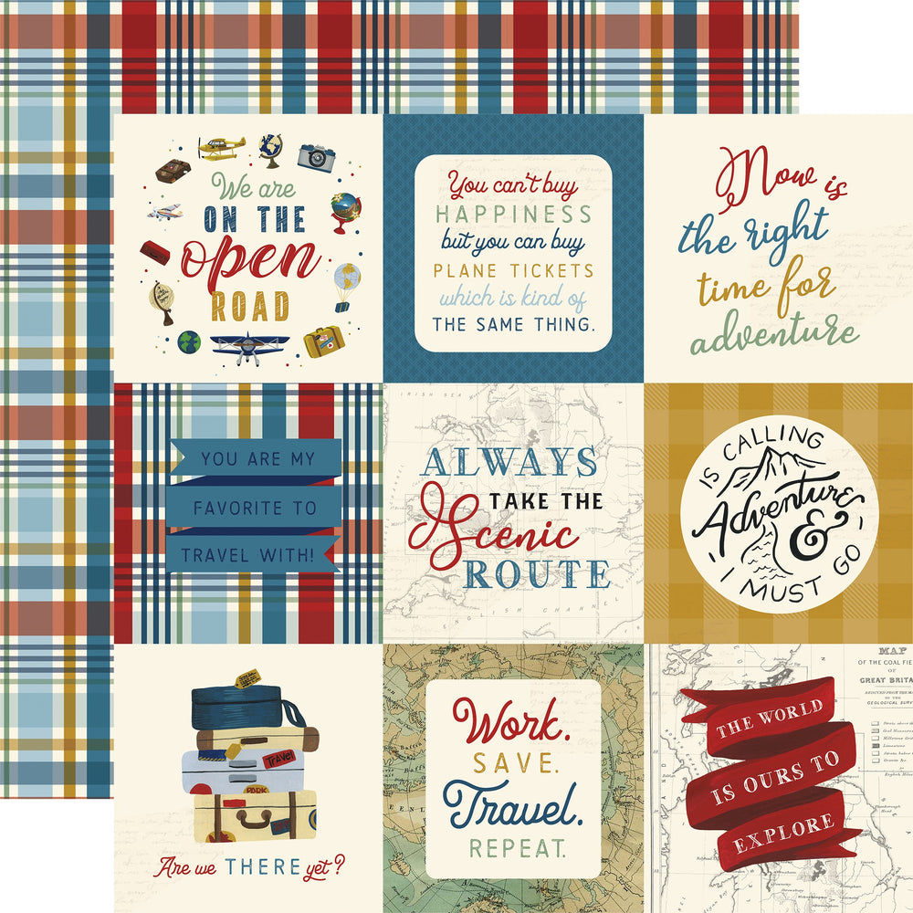 Scenic Route - 4"X4" Journaling Cards