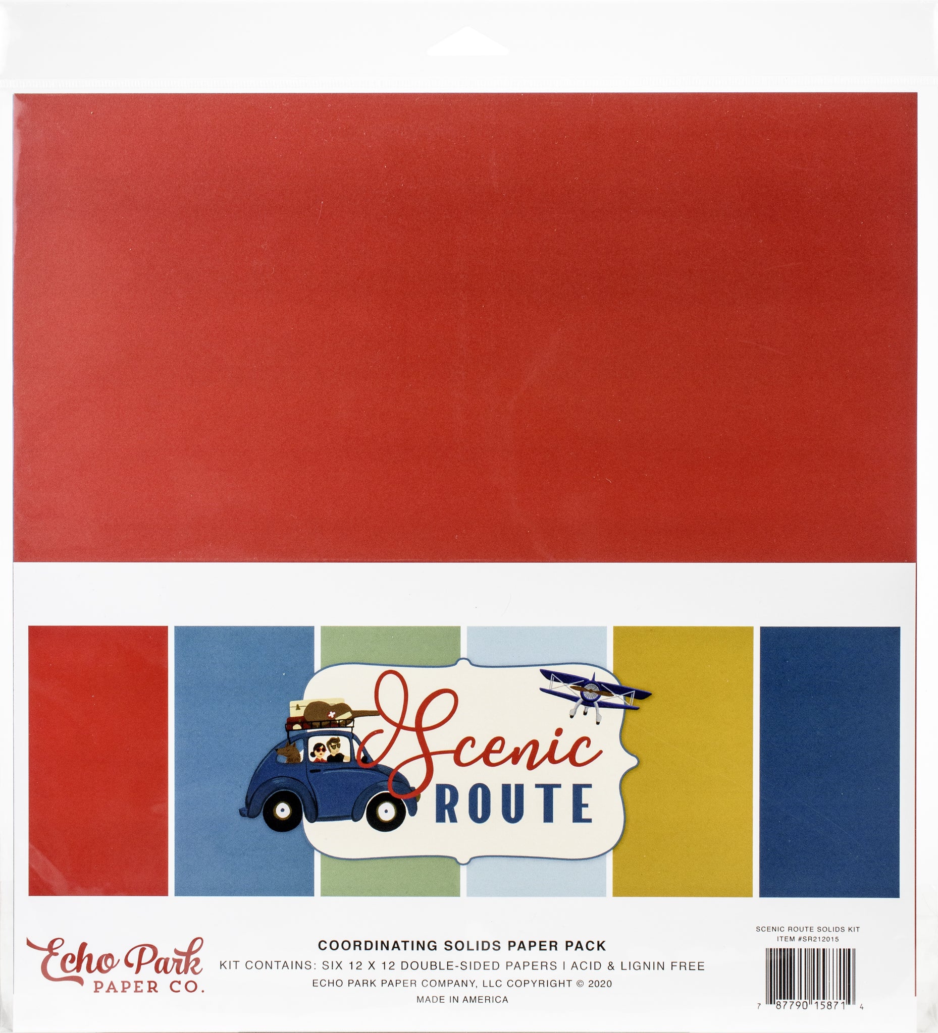 Scenic Route Solid Cardstock Pack