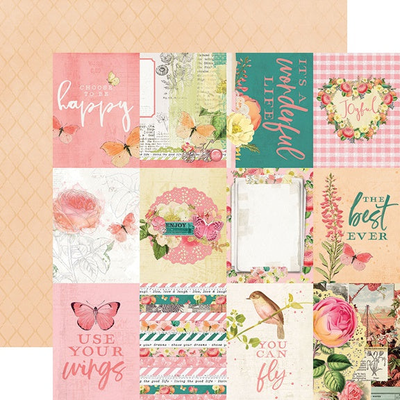 Simple Vintage Garden District 3"X4" Elements