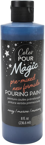 Paint Pour - Navy Color Pour Magic Pre-Mixed Paint