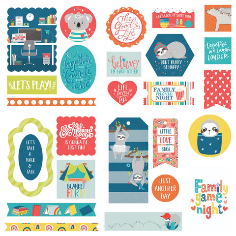 We Can Just Stay Home Ephemera Cardstock Die-Cuts