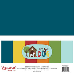 My Dog Double-Sided Solid Cardstock