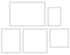 Simple Pages Photo Mat Templates 5/Pkg