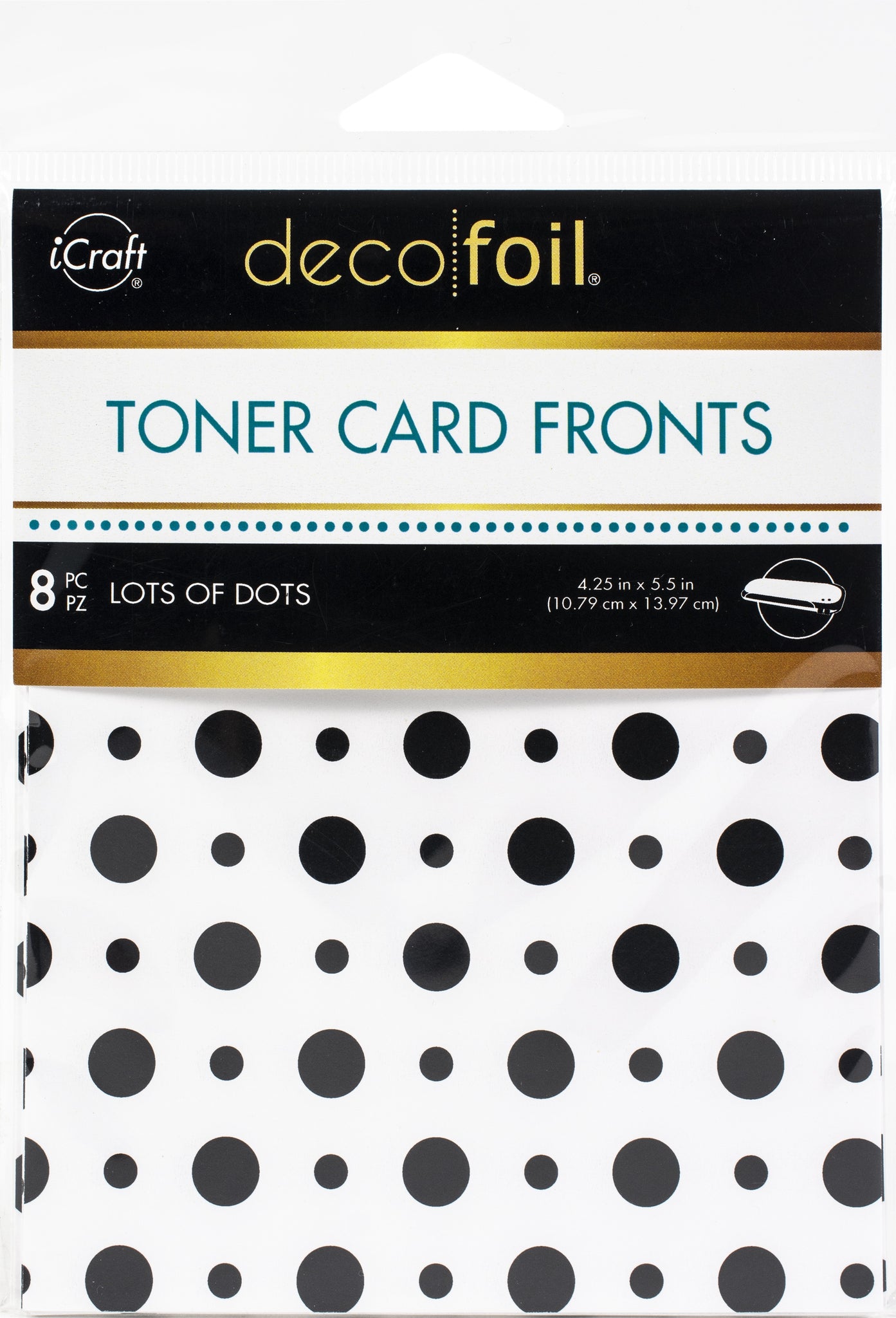 Toner Card Fronts - Lots of Dots