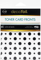 Toner Card Fronts - Lots of Dots
