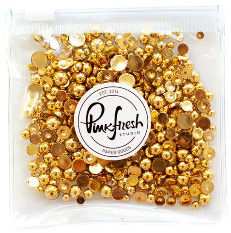 Metallic Pearls: Gold