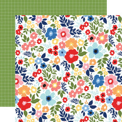My Favorite Summer Best Day Blooms 12x12 Patterned Paper