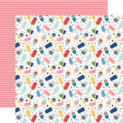 My Favorite Summer Frozen Treats 12x12 Patterned Paper