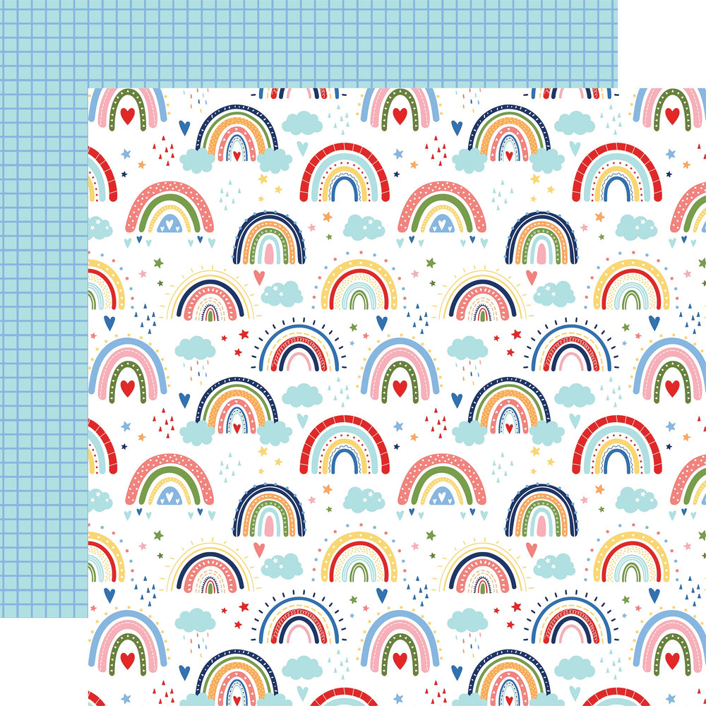 My Favorite Summer Summer Rainbows12x12 Patterned Paper