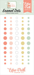 It's a Girl Adhesive Enamel Dots