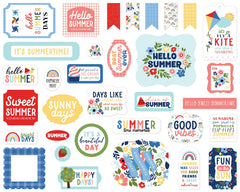 My Favorite Summer Icons Cardstock Ephemera