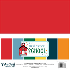 First Day of School Solid Cardstock