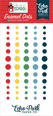 First Day of School Enamel Dots