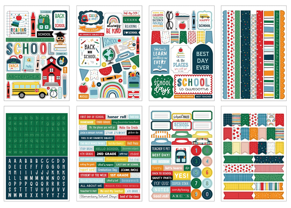 First Day of School Sticker Book