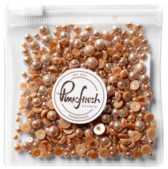 Metallic Pearls: Sparkling Champagne