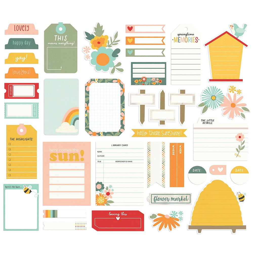 Full Bloom Journal Bits & Pieces Die-Cuts