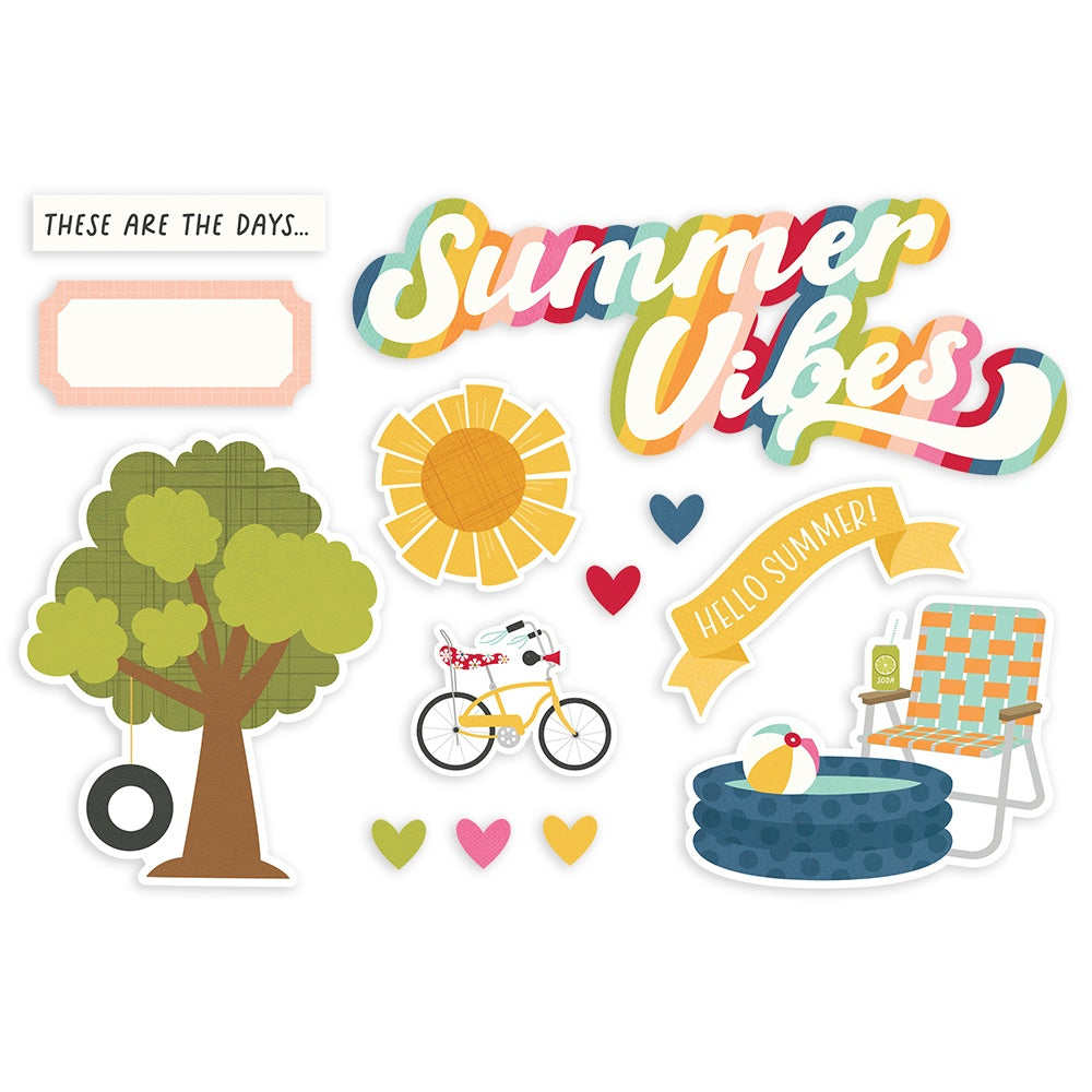 Summer Lovin' Simple Stories Simple Pages Page Pieces