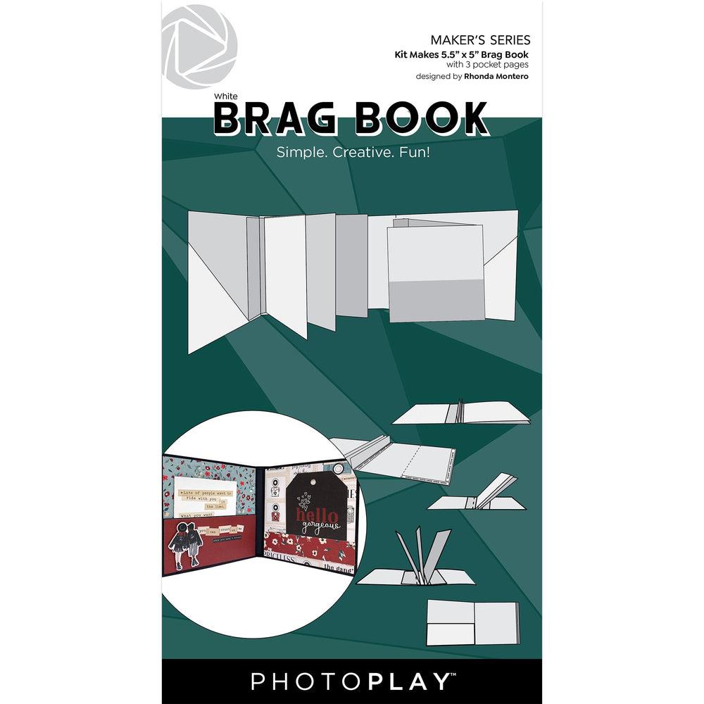 Brag Book White 5.5"X5"