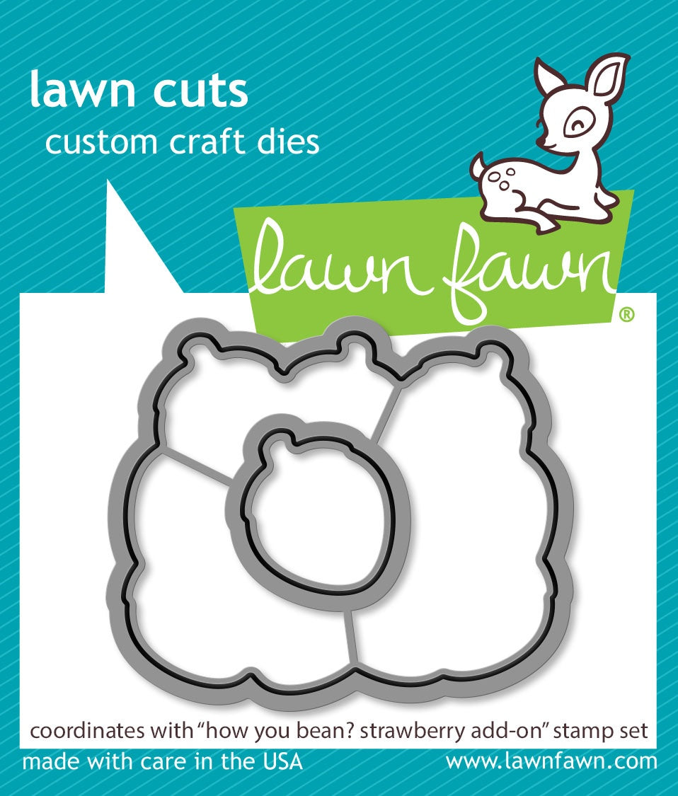 How You Bean? Strawberries Add-On Custom Craft Die
