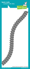 Slimline Picket Fence Border Lawn Cuts Custom Craft Die