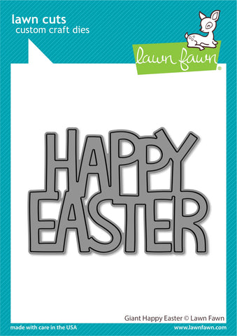 Giant Happy Easter Lawn Cuts Craft Die