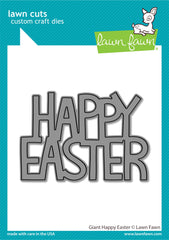 Giant Happy Easter Lawn Cuts Craft Die