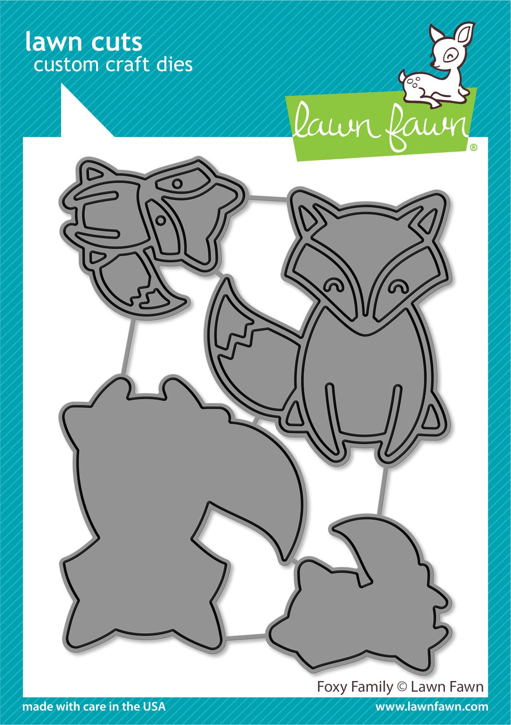 Foxy Family Custom Lawn Cuts Craft Dies