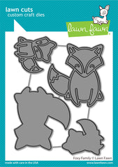 Foxy Family Custom Lawn Cuts Craft Dies