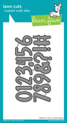 Henry's 123's Lawn Cuts Custom Craft Die