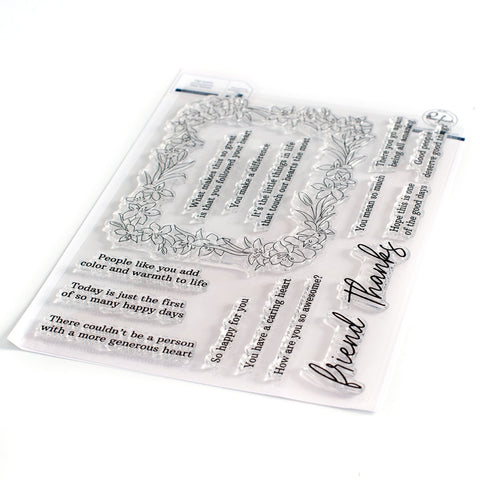 Lily Frame Clear Stamp Set