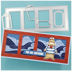 Say It with Stamps - #9 Rectangle Window Die Set