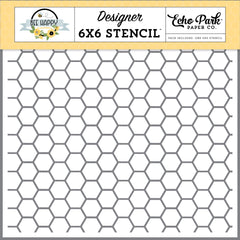 Beehive Hexagon Stencil
