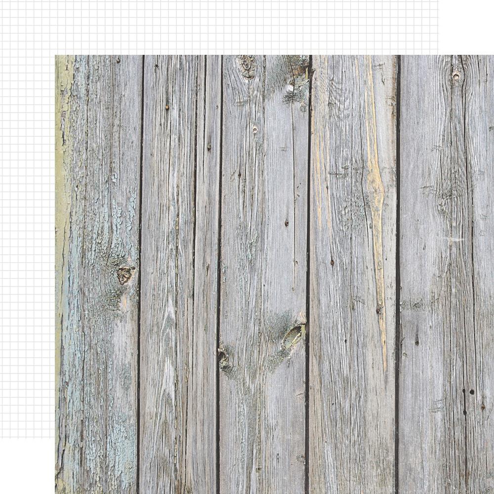 Color Vibe - Birch/White Grid Cardstock