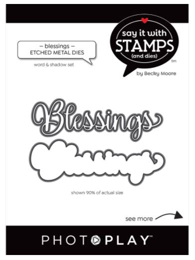 Say It with Stamps - Blessings Die Set