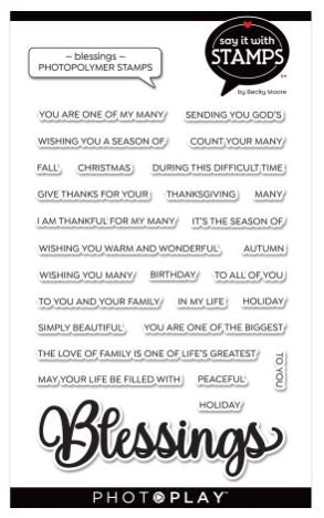 Say It with Stamps - Blessings Stamp Set