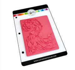 Blowing Leaves Background Stamp