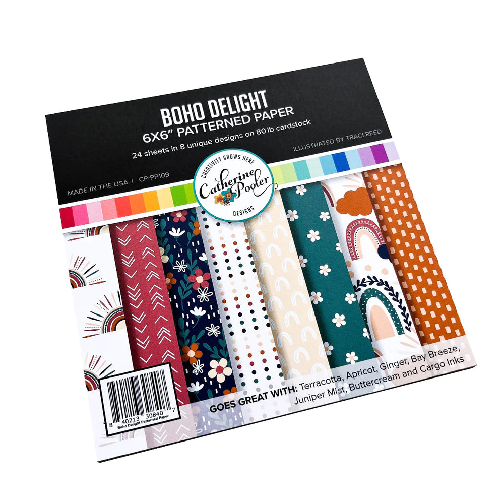 Boho Delight 6"x6" Patterned Paper