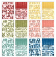 Color Vibe Bold Alpha Sticker Book